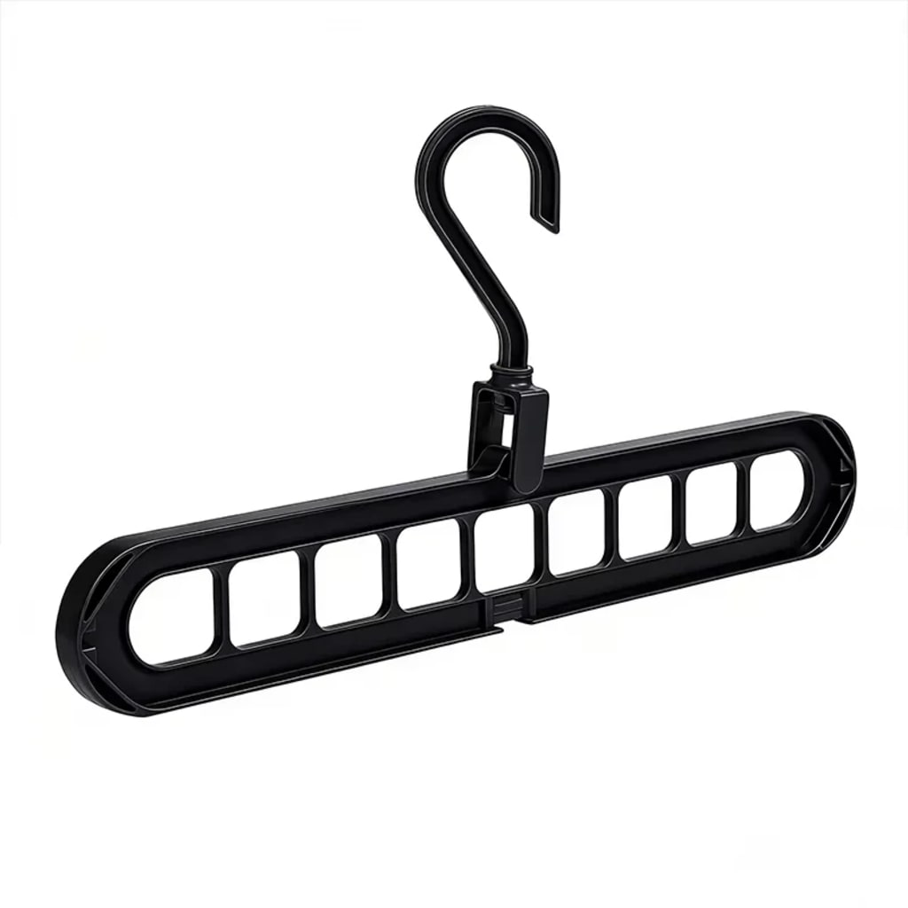 5Pcs 9-hole Wardrobe Storage Rack